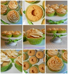 Apfel-Karamell-Cupcakes